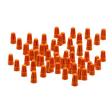 Max Maxb 100 Pieces Electrical Wire Connector Twist-On Easy Screw On Type Caps Orange
