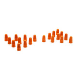 Max Maxb 100 Pieces Electrical Wire Connector Twist-On Easy Screw On Type Caps Orange