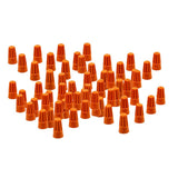 Max Maxb 100 Pieces Electrical Wire Connector Twist-On Easy Screw On Type Caps Orange