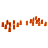 Max Maxb 100 Pieces Electrical Wire Connector Twist-On Easy Screw On Type Caps Orange
