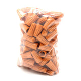 Max Maxb 100 Pieces Electrical Wire Connector Twist-On Easy Screw On Type Caps Orange