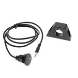 Max Car Boat Motorcycle Dash Mount 3.5mm Male to Female AUX Audio Cable 1 Meter