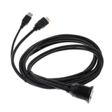Max Car USB2.0 HDMI to HDMI USB2.0 AUX Extension Car Flush Mount Cable 2meter