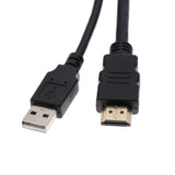 Max Car USB2.0 HDMI to HDMI USB2.0 AUX Extension Car Flush Mount Cable 2meter