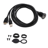 Max Car USB2.0 HDMI to HDMI USB2.0 AUX Extension Car Flush Mount Cable 2meter