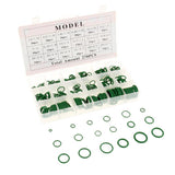 Max 270 Pieces Car Air Conditioning Refrigerant Seal Rubber O-Rings Kit Green