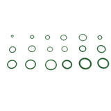 Max 270 Pieces Car Air Conditioning Refrigerant Seal Rubber O-Rings Kit Green