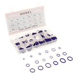 Max 270 Pieces Car Air Conditioning Refrigerant Seal Rubber O-Rings Kit Purple