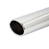 Max Universal 64mm Stainless Steel Car SUV Exhaust Pipe Tail Muffler Tip 152mm