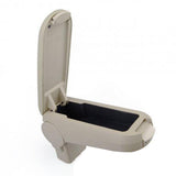 Maxbell Beige Leatherette Center Console Armrest Box For 1998-2007 VW Volkswagen Golf 4 Bora MK4