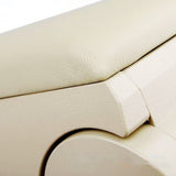 Maxbell Beige Leatherette Center Console Armrest Box For 1998-2007 VW Volkswagen Golf 4 Bora MK4