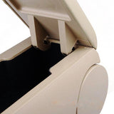 Maxbell Beige Leatherette Center Console Armrest Box For 1998-2007 VW Volkswagen Golf 4 Bora MK4