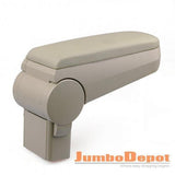 Maxbell Beige Leatherette Center Console Armrest Box For 1998-2007 VW Volkswagen Golf 4 Bora MK4