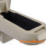 Maxbell Beige Leatherette Center Console Armrest Box For 1998-2007 VW Volkswagen Golf 4 Bora MK4