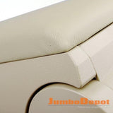 Maxbell Beige Leatherette Center Console Armrest Box For 1998-2007 VW Volkswagen Golf 4 Bora MK4