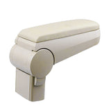 Maxbell Beige Leatherette Center Console Armrest Box For 1998-2007 VW Volkswagen Golf 4 Bora MK4