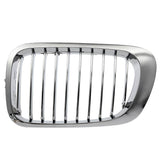 Maxbell 2 Pieces Chrome Front Kidney Grille For BMW E46 M3 325Ci 3 Series 2DR 99-06