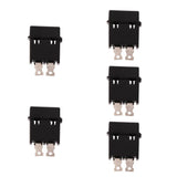 Maxbell 5pcs 30A  JH-703FC Blade Standard Middle Fuse Holder Box Clip w/ Cover For Auto Car Mini Size and Easy Installation