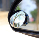Max 2 Pieces Car Blind Spot Mirror 360 Wide Angle Adjustable Rear Side View  A