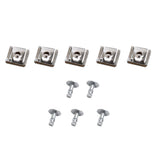 Max 5 Pieces Engine Cover Undertray Fitting Clip Screw Set for Audi VW Skoda