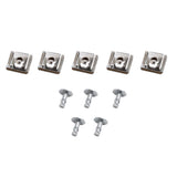 Max 5 Pieces Engine Cover Undertray Fitting Clip Screw Set for Audi VW Skoda