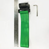 Max Racing Style Universal Car Front Bumper High Strength Towing Strap  Green