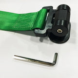 Max Racing Style Universal Car Front Bumper High Strength Towing Strap  Green