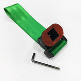 Max Racing Style Universal Car Front Bumper High Strength Towing Strap  Green