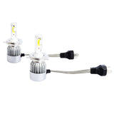 Maxbell 2 Pieces Car LED H4 Headlight Bulb Lamp 6500K 36W 8000LM Silver