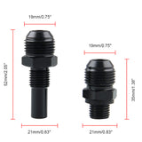 Maxbell High Quality Pair Oil Cooler Adapter for GM 8AN 1/4NPS 4L80E 97-07