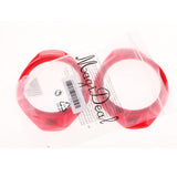 Max 2Pcs A Pillar Door Speaker Cover Trims for Wrangler Rubicon Jk 15-16 Red