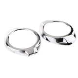 Max 2Pcs A Pillar Door Speaker Cover Trims for Wrangler Rubicon Jk 15-16 Silver