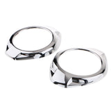 Max 2Pcs A Pillar Door Speaker Cover Trims for Wrangler Rubicon Jk 15-16 Silver