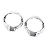 Max 2Pcs A Pillar Door Speaker Cover Trims for Wrangler Rubicon Jk 15-16 Silver