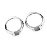 Max 2Pcs A Pillar Door Speaker Cover Trims for Wrangler Rubicon Jk 15-16 Silver