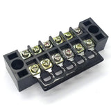Max 5 Pieces 600V 15A 6 Positions Barrier Strips Dual Row Screw Terminal Blocks