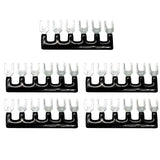 Max 5 Pieces 600V 15A 6 Positions Barrier Strips Dual Row Screw Terminal Blocks