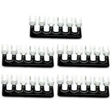 Max 5 Pieces 600V 15A 6 Positions Barrier Strips Dual Row Screw Terminal Blocks