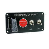 Max Maxb Car Marine Boat 12V 20A 4Gang Engine Start Push Button Toggle Switches Panel