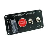 Max Maxb Car Marine Boat 12V 20A 4Gang Engine Start Push Button Toggle Switches Panel