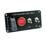 Max Maxb Car Marine Boat 12V 20A 4Gang Engine Start Push Button Toggle Switches Panel