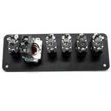 Max Maxb 6-Gang 12V Car Racing Toggle Ignition Switch Panel Engine Start Push Button