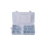 Max 110pcs 1/4" 1/8" Hydraulic Grease Zerk Fitting SAE Kit Straight 90 45 Degree - Aladdin Shoppers
