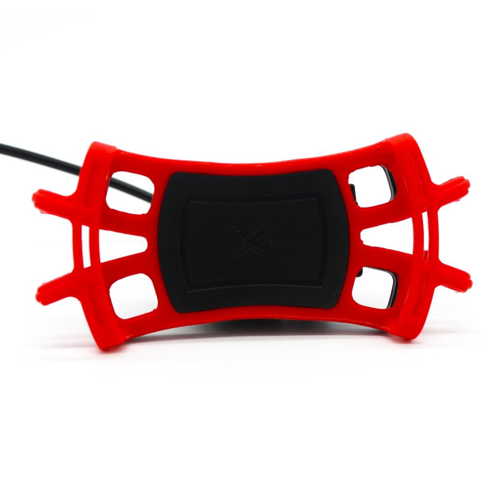 Max Motorcycle Handlebar Phone Mount Holder USB Charger for iPhone Samsung red