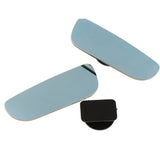 Max Maxb Pair Blind Spot Long Mirror Wide Angle Rearview Mirror Adjustable Blue