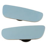 Max Maxb Pair Blind Spot Long Mirror Wide Angle Rearview Mirror Adjustable Blue