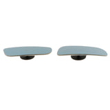 Max Maxb Pair Blind Spot Long Mirror Wide Angle Rearview Mirror Adjustable Blue