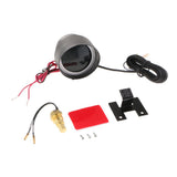 Max Maxb DC 12V/24V Car LCD Digital Voltmeter Water Temp Gauge Meter with Sensor 16mm