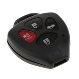 Max Car 4 Buttons Remote Key Cover Case Shell For Toyota Camry Highlander Vios