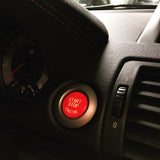 Max 25mm Car Engine Start Stop Button Cover Trim Decor For BMW E Chassis Red